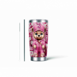 20oz Stainless Tumbler w/ Magnet Sliding Lid- Printed direct to Tumbler 371