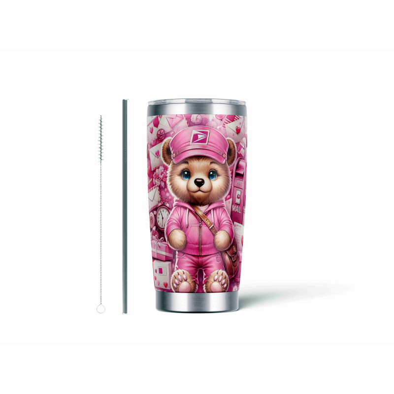 20oz Stainless Tumbler w/ Magnet Sliding Lid- Printed direct to Tumbler 371