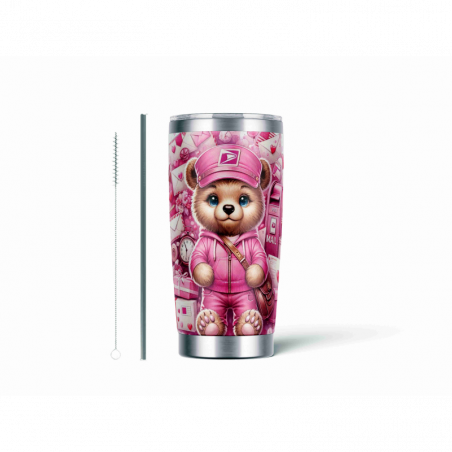 20oz Stainless Tumbler w/ Magnet Sliding Lid- Printed direct to Tumbler 371