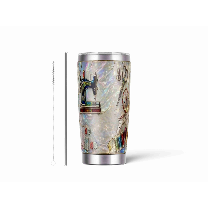 20oz Stainless Tumbler w/ Magnet Sliding Lid- Printed direct to Tumbler 377