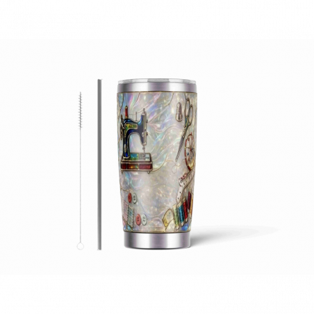 20oz Stainless Tumbler w/ Magnet Sliding Lid- Printed direct to Tumbler 377