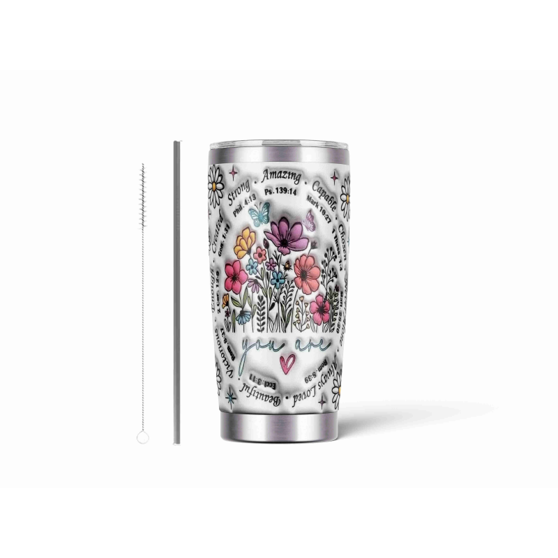 20oz Stainless Tumbler w/ Magnet Sliding Lid- Printed direct to Tumbler 384