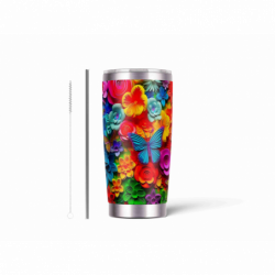 20oz Stainless Tumbler w/ Magnet Sliding Lid- Printed direct to Tumbler 385