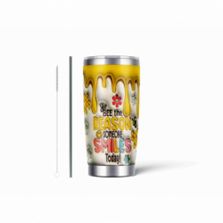 20oz Stainless Tumbler w/ Magnet Sliding Lid- Printed direct to Tumbler 388