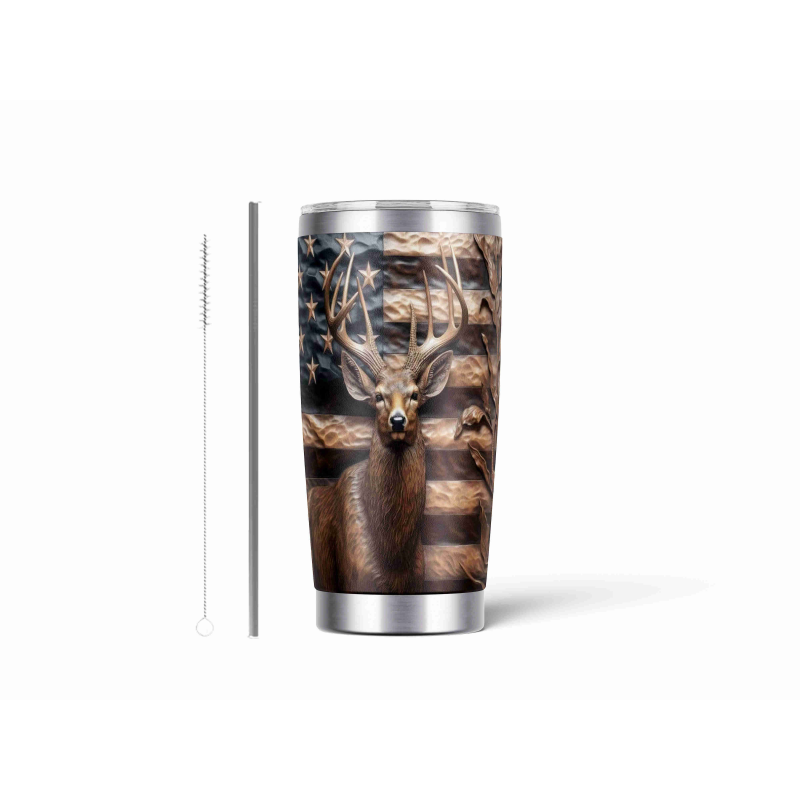 20oz Stainless Tumbler w/ Magnet Sliding Lid- Printed direct to Tumbler 394