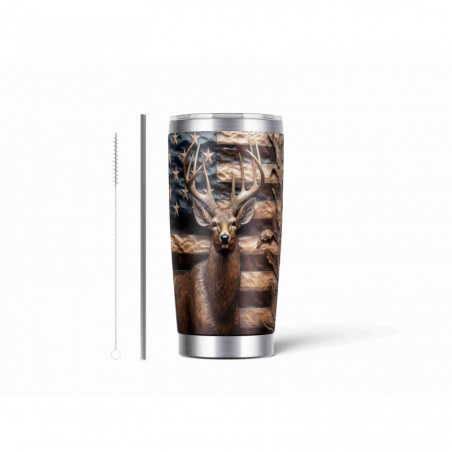 20oz Stainless Tumbler w/ Magnet Sliding Lid- Printed direct to Tumbler 394