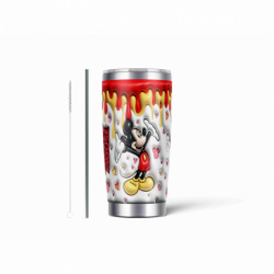 20oz Stainless Tumbler w/ Magnet Sliding Lid- Printed direct to Tumbler 406