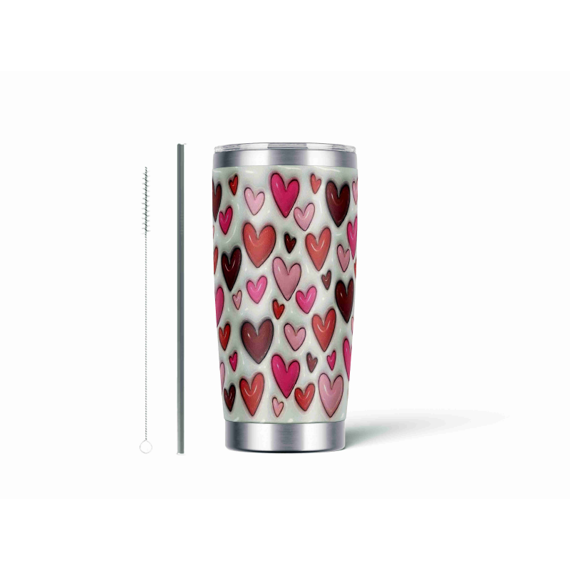 20oz Stainless Tumbler w/ Magnet Sliding Lid- Printed direct to Tumbler 407