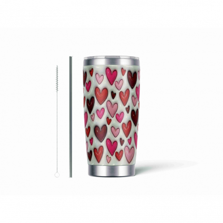 20oz Stainless Tumbler w/ Magnet Sliding Lid- Printed direct to Tumbler 407