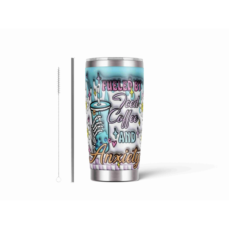 20oz Stainless Tumbler w/ Magnet Sliding Lid- Printed direct to Tumbler 408