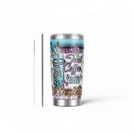 20oz Stainless Tumbler w/ Magnet Sliding Lid- Printed direct to Tumbler 408