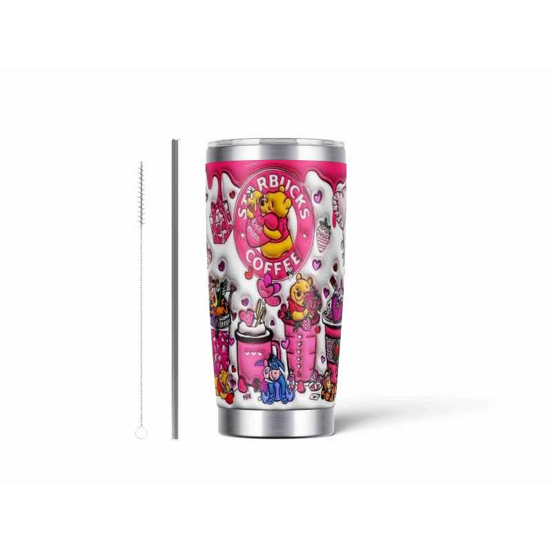 20oz Stainless Tumbler w/ Magnet Sliding Lid- Printed direct to Tumbler 410