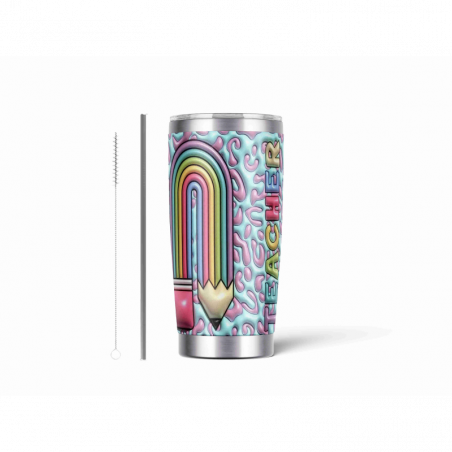 20oz Stainless Tumbler w/ Magnet Sliding Lid- Printed direct to Tumbler 411