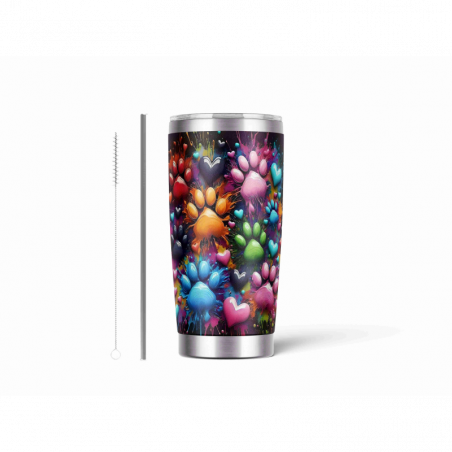 20oz Stainless Tumbler w/ Magnet Sliding Lid- Printed direct to Tumbler 416