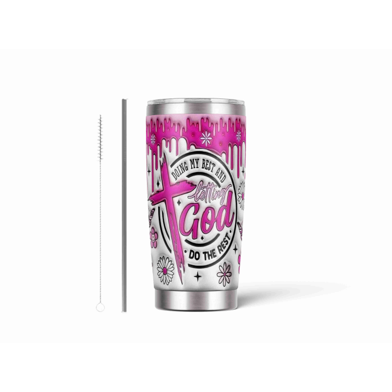 20oz Stainless Tumbler w/ Magnet Sliding Lid- Printed direct to Tumbler 420