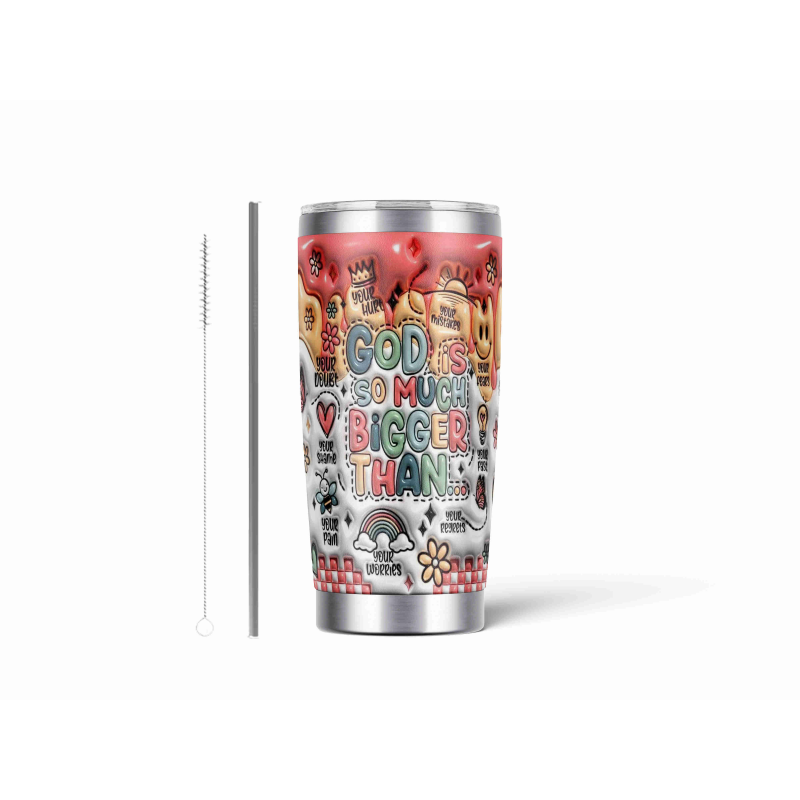 20oz Stainless Tumbler w/ Magnet Sliding Lid- Printed direct to Tumbler 421