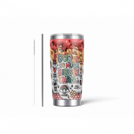 20oz Stainless Tumbler w/ Magnet Sliding Lid- Printed direct to Tumbler 421