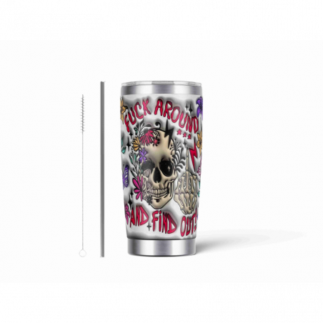 20oz Stainless Tumbler w/ Magnet Sliding Lid- Printed direct to Tumbler 423