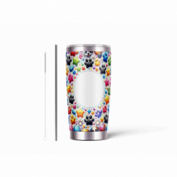 20oz Stainless Tumbler w/ Magnet Sliding Lid- Printed direct to Tumbler 424