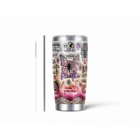 20oz Stainless Tumbler w/ Magnet Sliding Lid- Printed direct to Tumbler 426