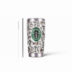 20oz Stainless Tumbler w/ Magnet Sliding Lid- Printed direct to Tumbler 432