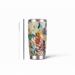 20oz Stainless Tumbler w/ Magnet Sliding Lid- Printed direct to Tumbler 433