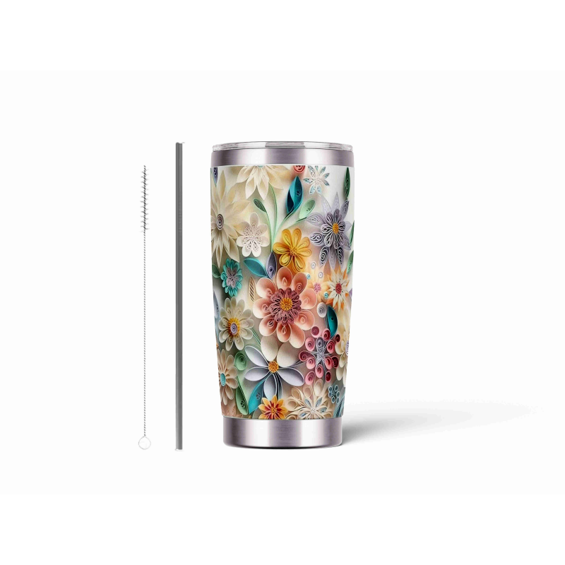 20oz Stainless Tumbler w/ Magnet Sliding Lid- Printed direct to Tumbler 433