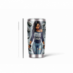 20oz Stainless Tumbler w/ Magnet Sliding Lid- Printed direct to Tumbler 474
