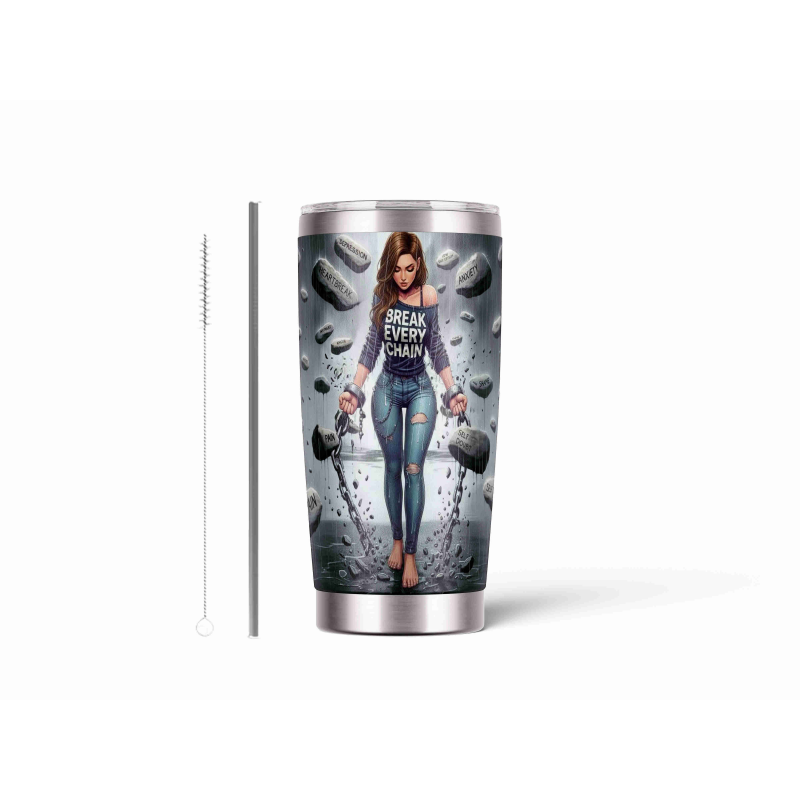 20oz Stainless Tumbler w/ Magnet Sliding Lid- Printed direct to Tumbler 476
