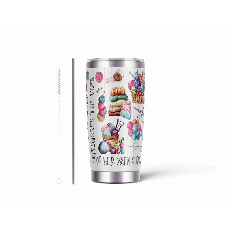 20oz Stainless Tumbler w/ Magnet Sliding Lid- Printed direct to Tumbler 518
