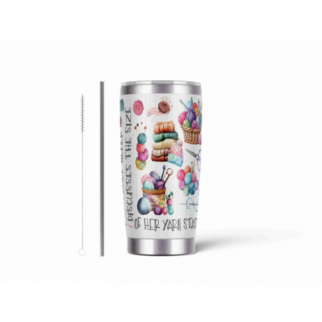 20oz Stainless Tumbler w/ Magnet Sliding Lid- Printed direct to Tumbler 518