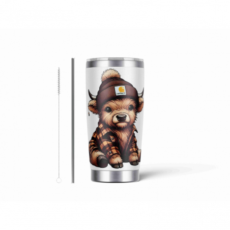 20oz Stainless Tumbler w/ Magnet Sliding Lid- Printed direct to Tumbler 528