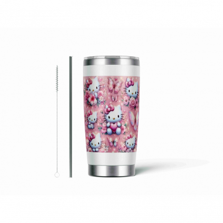 20oz Stainless Tumbler w/ Magnet Sliding Lid- Printed direct to Tumbler 541