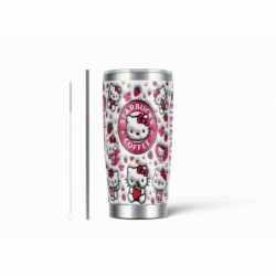 20oz Stainless Tumbler w/ Magnet Sliding Lid- Printed direct to Tumbler 543