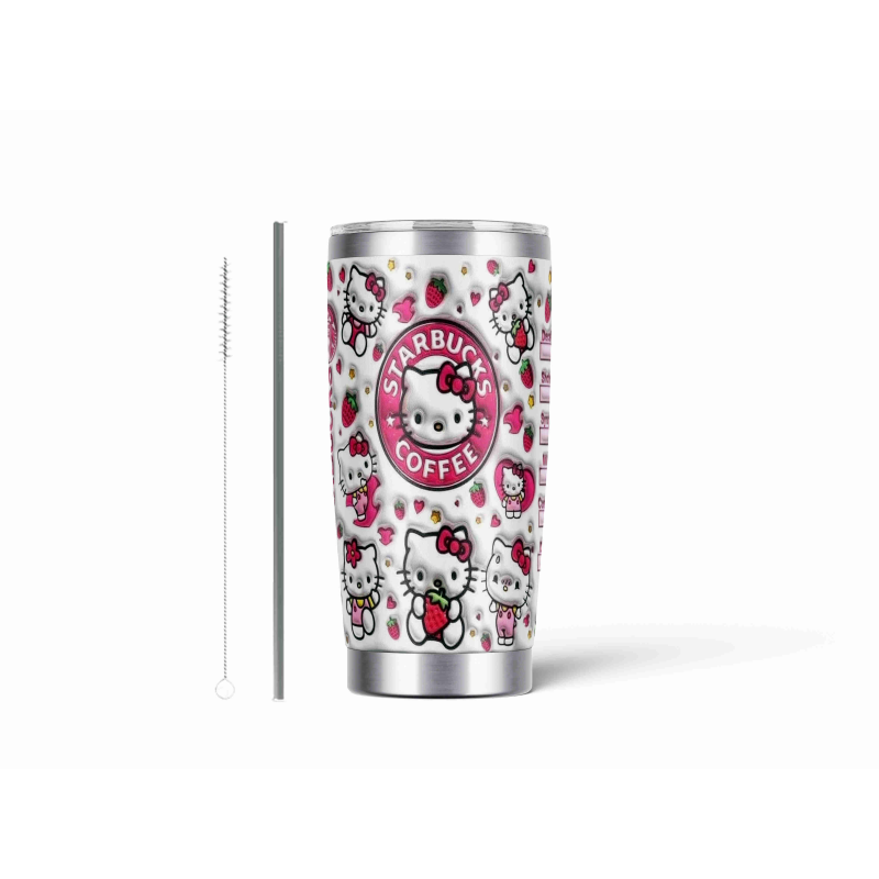 20oz Stainless Tumbler w/ Magnet Sliding Lid- Printed direct to Tumbler 543