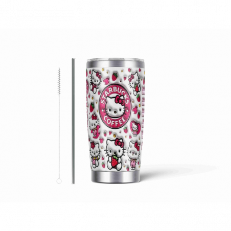 20oz Stainless Tumbler w/ Magnet Sliding Lid- Printed direct to Tumbler 543