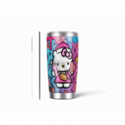 20oz Stainless Tumbler w/ Magnet Sliding Lid- Printed direct to Tumbler 547