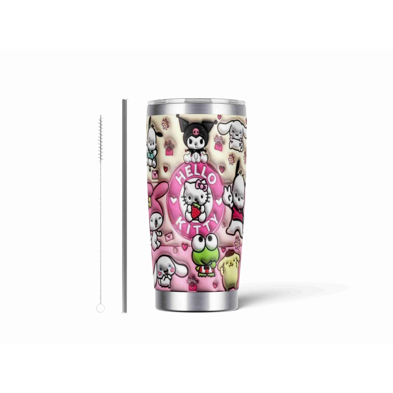20oz Stainless Tumbler w/ Magnet Sliding Lid- Printed direct to Tumbler 548