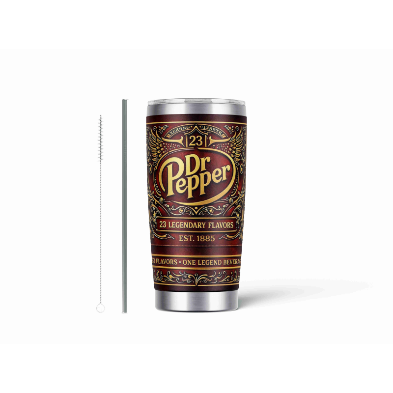 20oz Stainless Tumbler w/ Magnet Sliding Lid- Printed direct to Tumbler 563