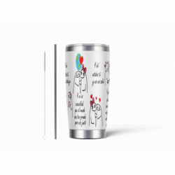 20oz Stainless Tumbler w/ Magnet Sliding Lid- Printed direct to Tumbler 568