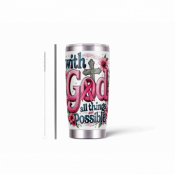 20oz Stainless Tumbler w/ Magnet Sliding Lid- Printed direct to Tumbler 602