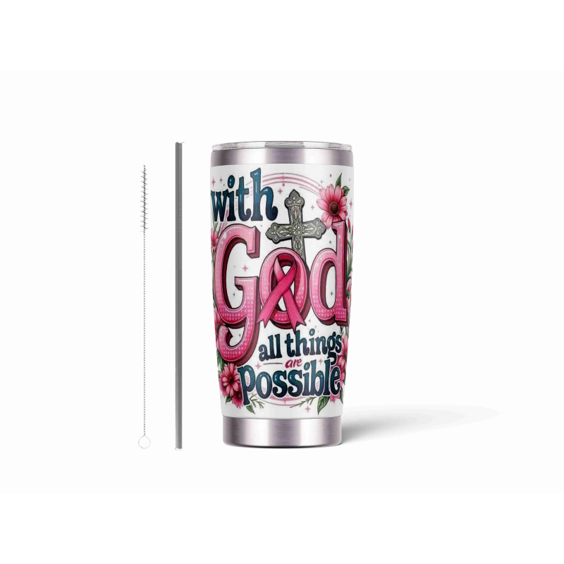 20oz Stainless Tumbler w/ Magnet Sliding Lid- Printed direct to Tumbler 602