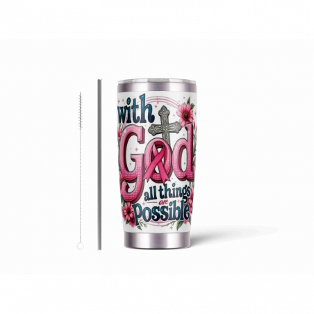 20oz Stainless Tumbler w/ Magnet Sliding Lid- Printed direct to Tumbler 602