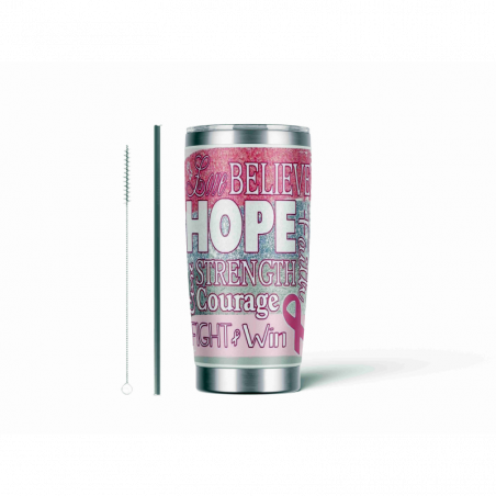 20oz Stainless Tumbler w/ Magnet Sliding Lid- Printed direct to Tumbler 604