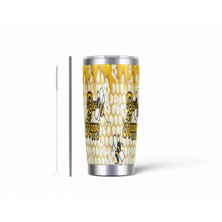 20oz Stainless Tumbler w/ Magnet Sliding Lid- Printed direct to Tumbler 617