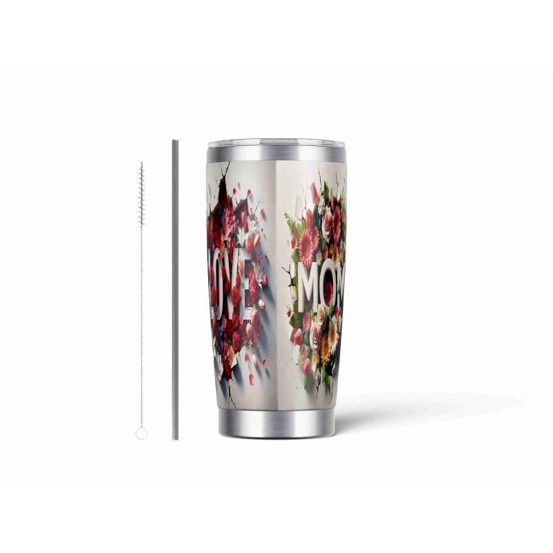 20oz Stainless Tumbler w/ Magnet Sliding Lid- Printed direct to Tumbler 620