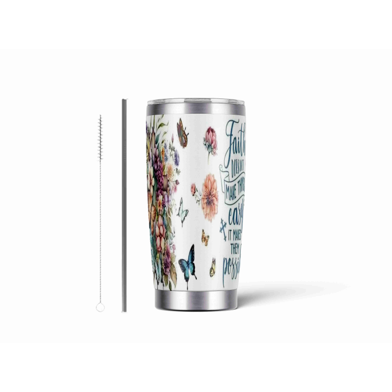 20oz Stainless Tumbler w/ Magnet Sliding Lid- Printed direct to Tumbler 621