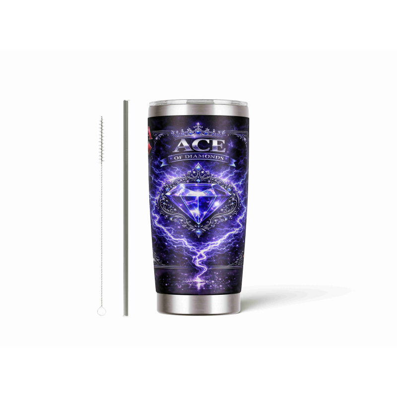 20oz Stainless Tumbler w/ Magnet Sliding Lid- Printed direct to Tumbler 635