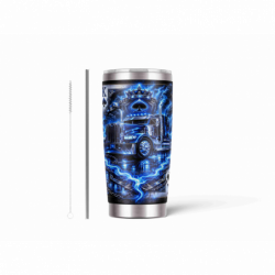20oz Stainless Tumbler w/ Magnet Sliding Lid- Printed direct to Tumbler 649