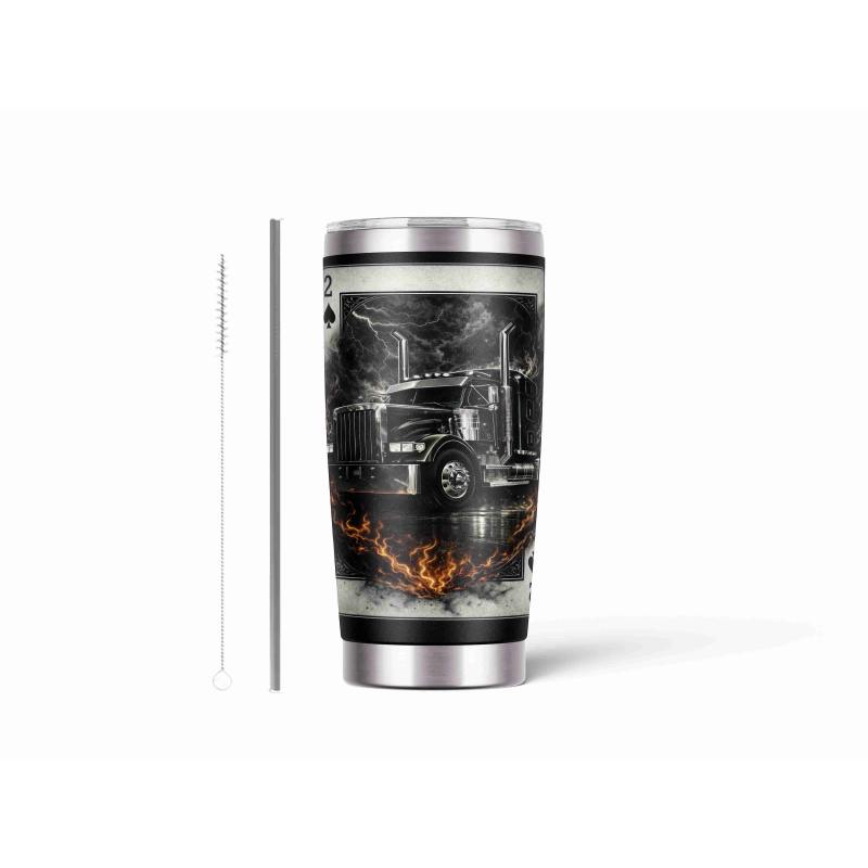 20oz Stainless Tumbler w/ Magnet Sliding Lid- Printed direct to Tumbler 654